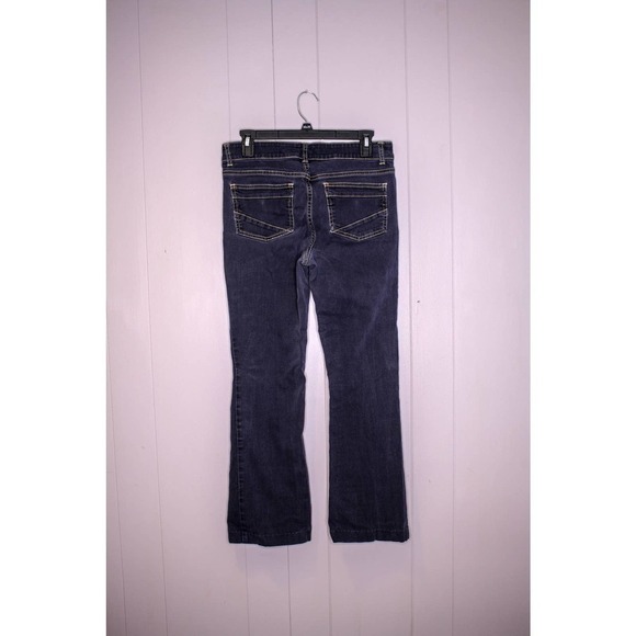 Cache Premium Dark Wash Stretch Cropped Denim Jeans Size 6 - Picture 2 of 2